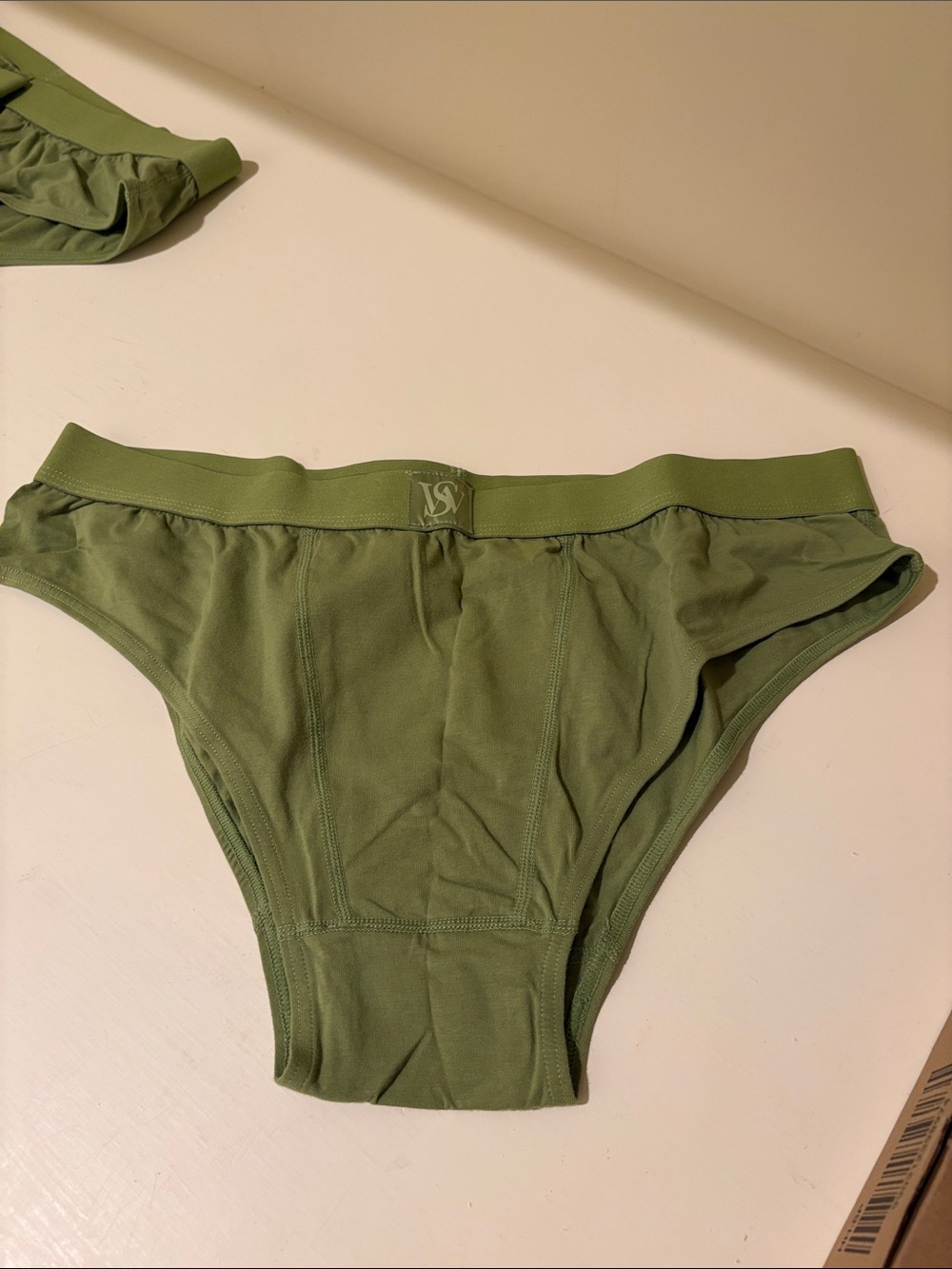 7-pack brand new SpicyWear Green postpartum Briefs w pocket for heat or ice pack